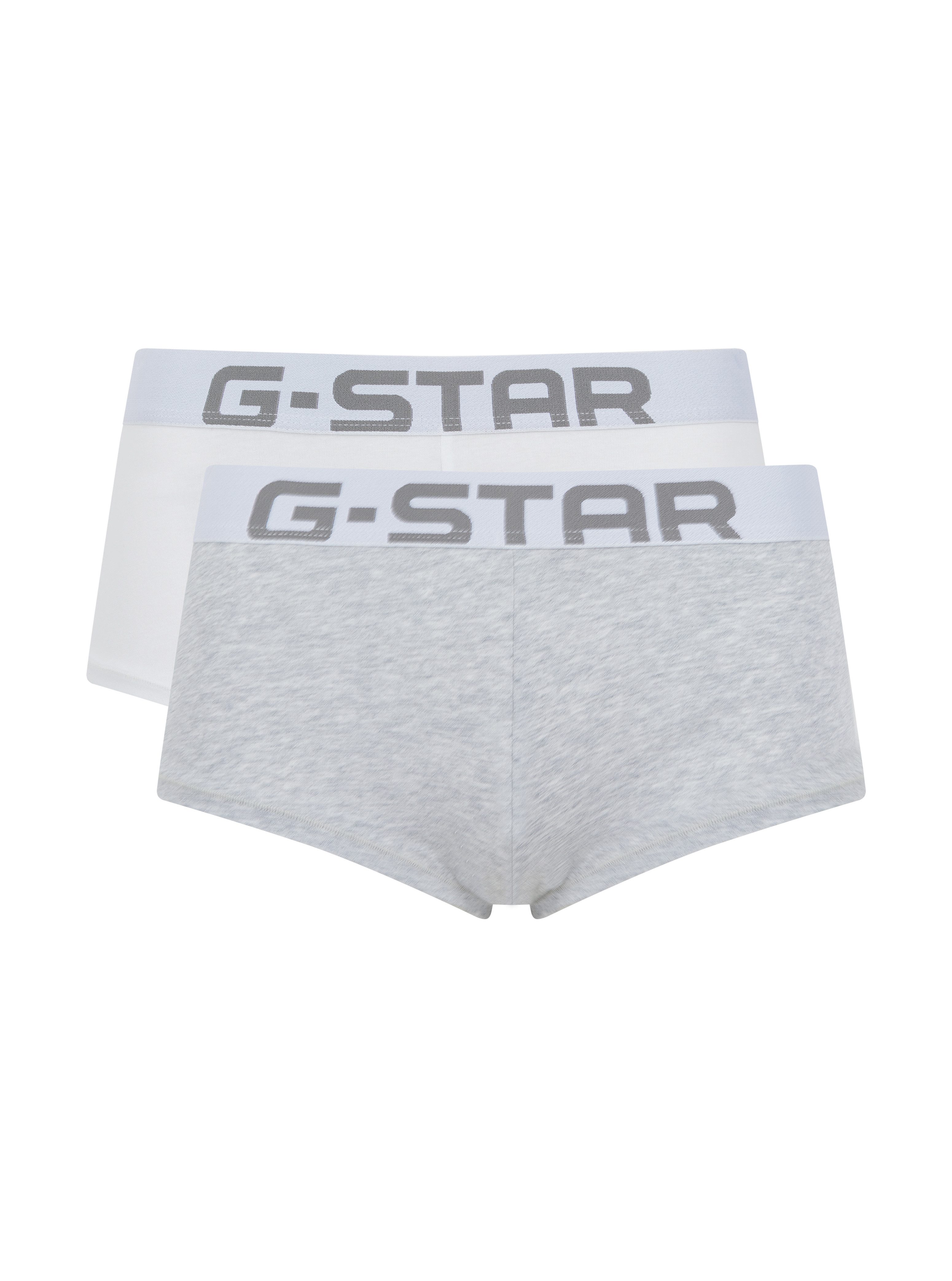 G-STAR Panty FADEN, BOY SHORTS (Packung, 2-St) mit Logobund