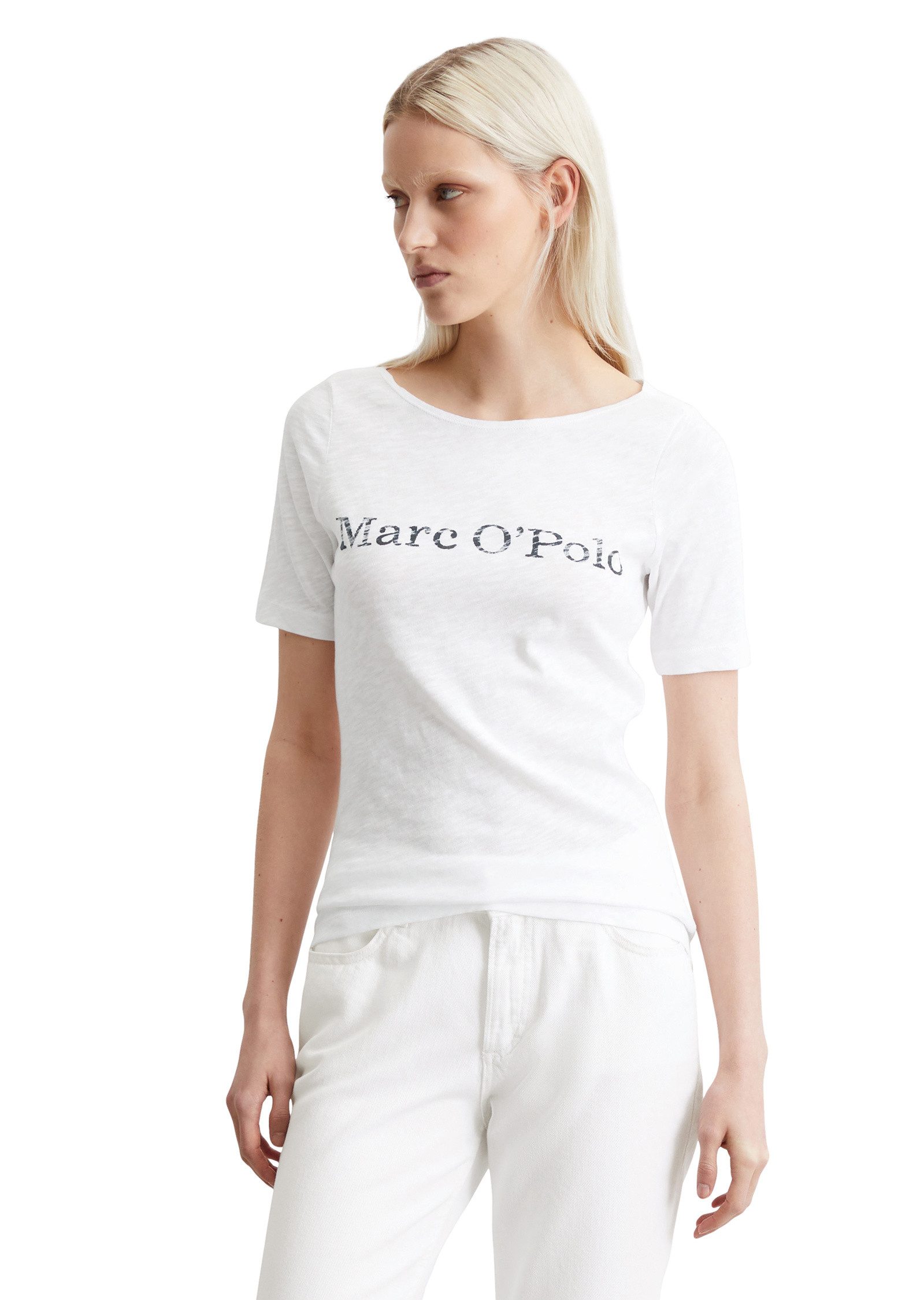 T-Shirt aus weichem Slub-Jersey