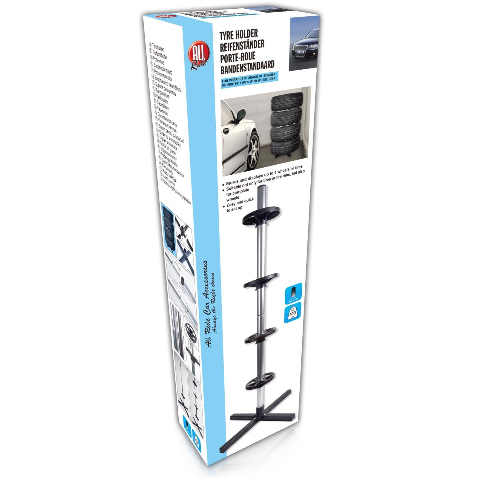 HAC24 Standregal Felgenbaum Felgenständer Reifenbaum Reifenregal, für 4 Aut günstig online kaufen