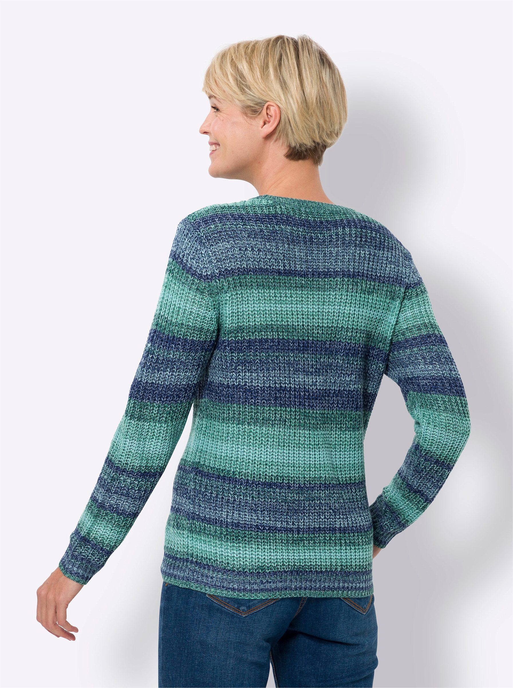Sieh an! Strickpullover Rundhalspullover günstig online kaufen