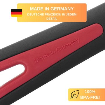 Thiru Universalschaber Ceranfeld- und Reinigungsschaber inklusive 5 Reinigungsklingen Made in Germany, Komfort-Soft-Touch-Griff, Aufhängeöse