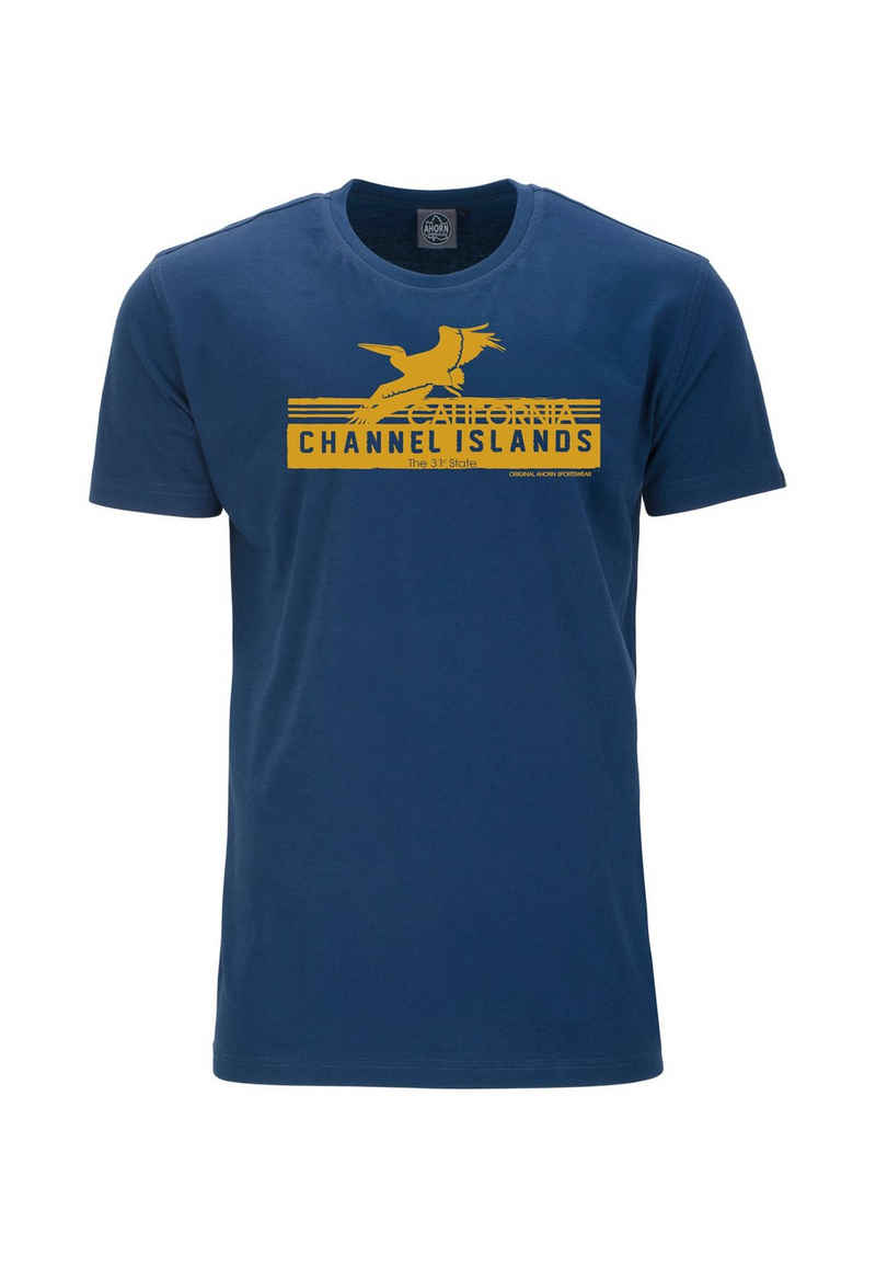 AHORN SPORTSWEAR T-Shirt CHANNEL ISLANDS mit tollem Frontprint
