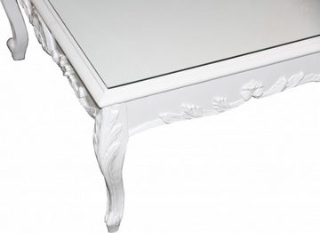Casa Padrino Couchtisch Barock Couchtisch Weiß 120 x 85 cm - Couchtisch - Tisch - Limited Edition