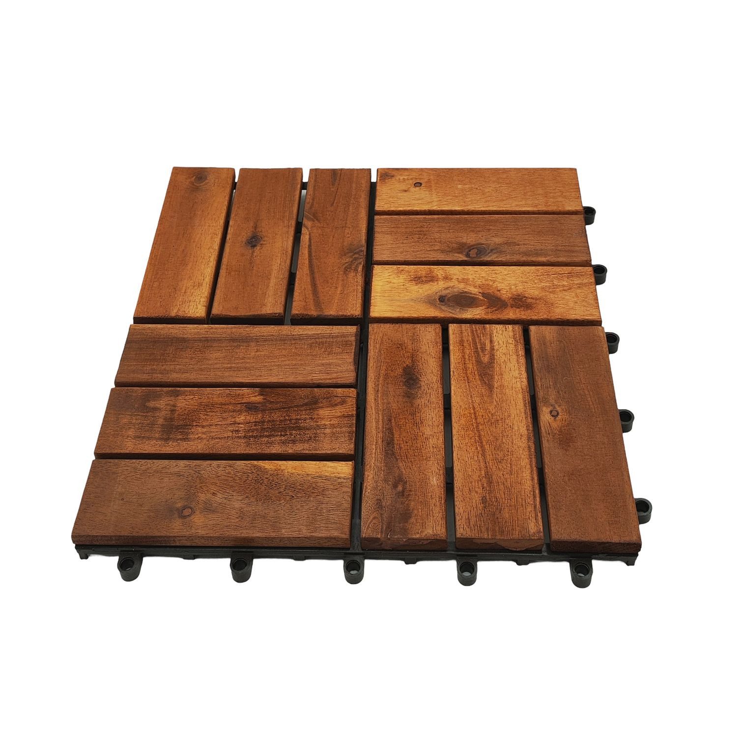 BURI Holzfliesen 3m² Holzfliesen Terrassenfliesen Holz günstig online kaufen