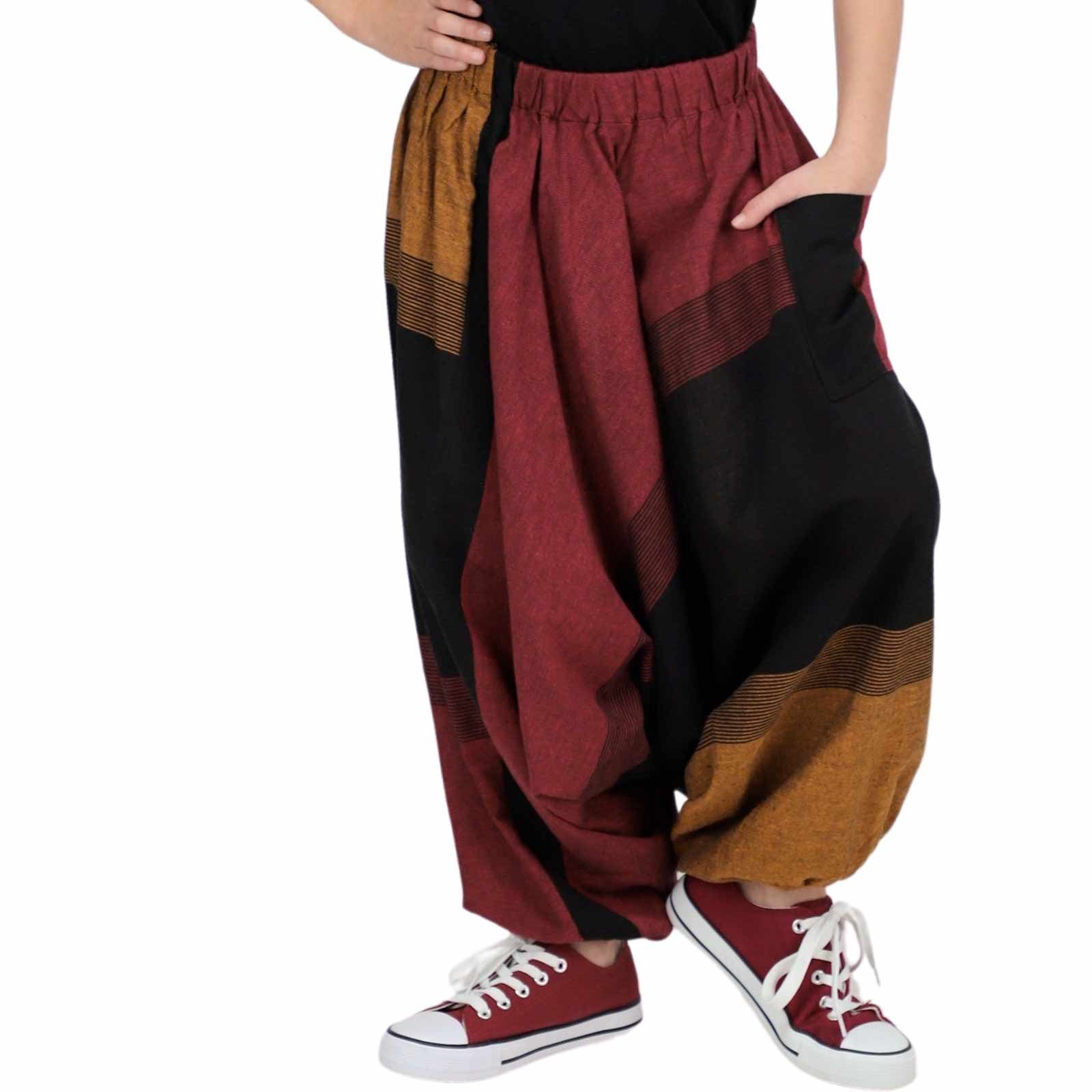 Haremshose/Jodhpur-Hose Kinder Haremshose Aladin Hose Hippie Kids Pluderhose Boho Kinderhose