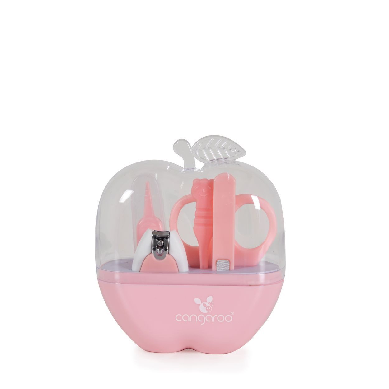 Cangaroo Baby-Nagelschere Baby Maniküre-Set Apfel, (1-tlg), Nagelschere, Nagelknipser, Nagelfeile Pinzetten