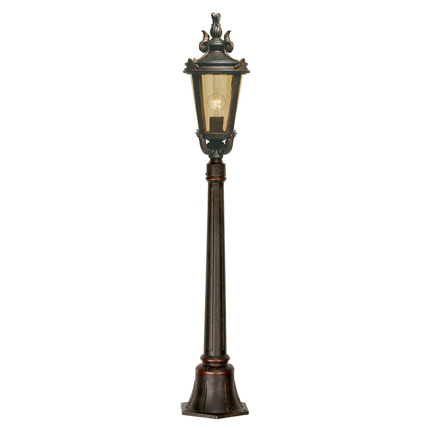 Garten antik in Bronze Licht-Erlebnisse Standleuchte H:117cm Leuchtmittel, ohne BISHOP, Außen-Stehlampe