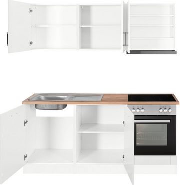 HELD MÖBEL Küchenzeile Tinnum, mit E-Geräten, Breite 180 cm