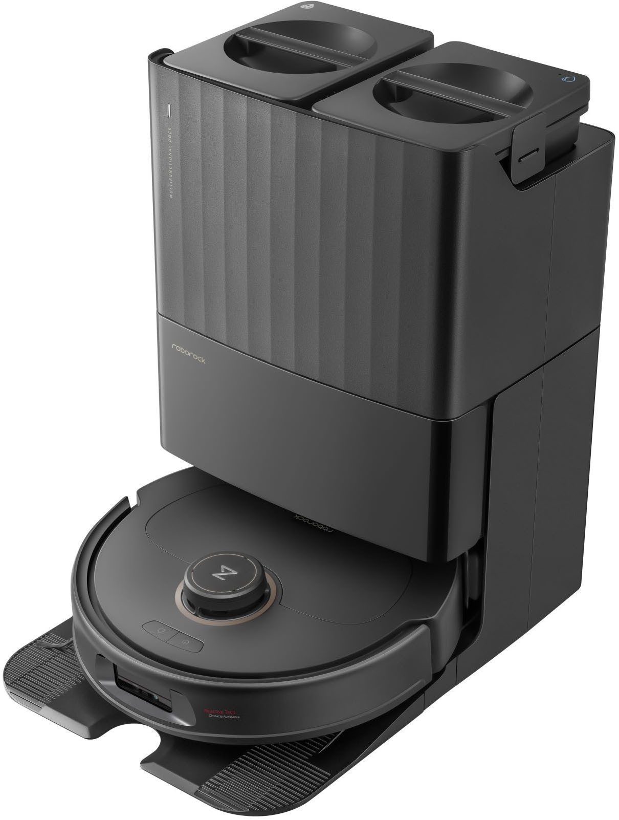 Nass-Trocken-Saugroboter Roborock QREVO MaxV Black, FlexiArm Design, 7.000 PA HyperForce