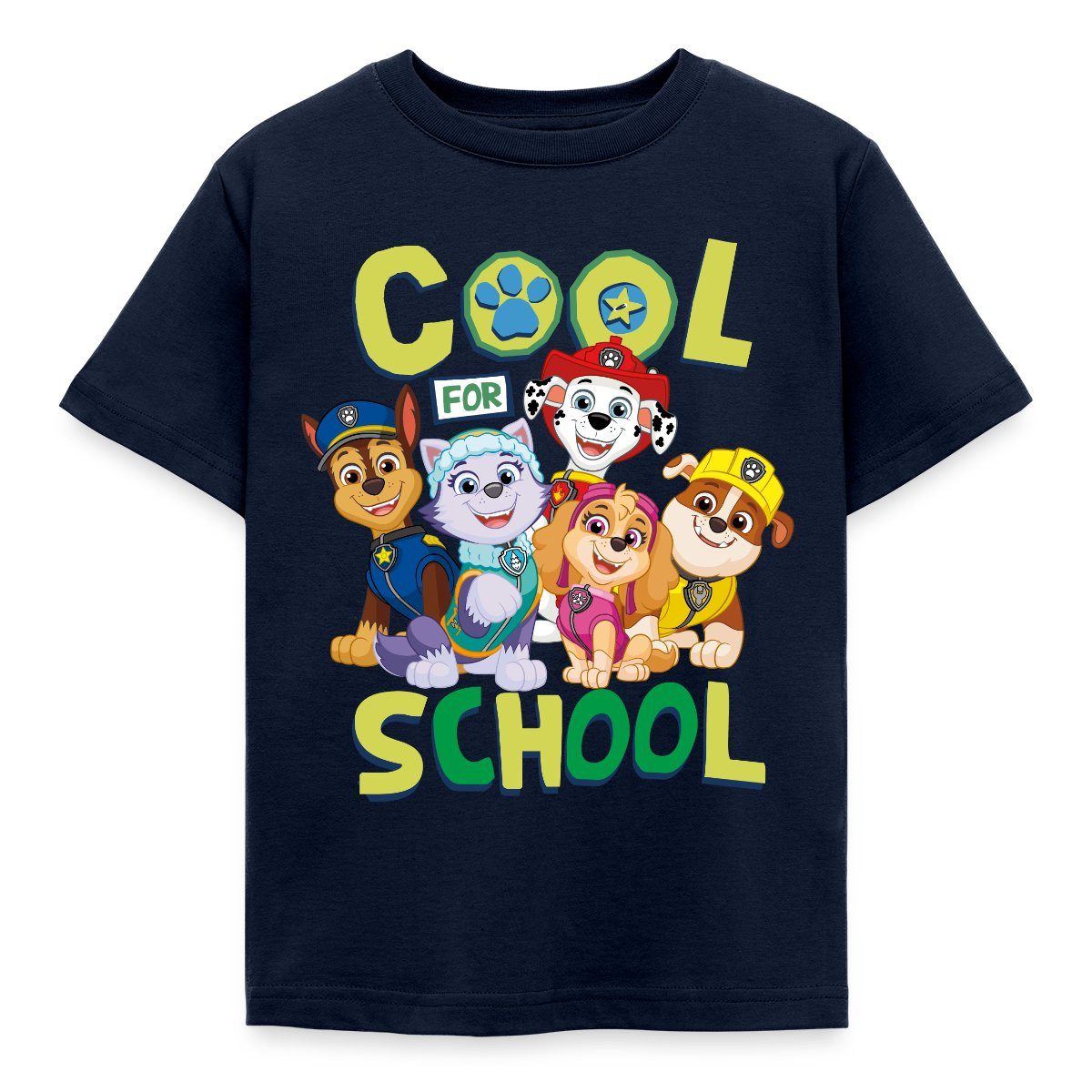 T-Shirt Paw Patrol Hauptcharaktere Cool For School Kinder T-Shirt