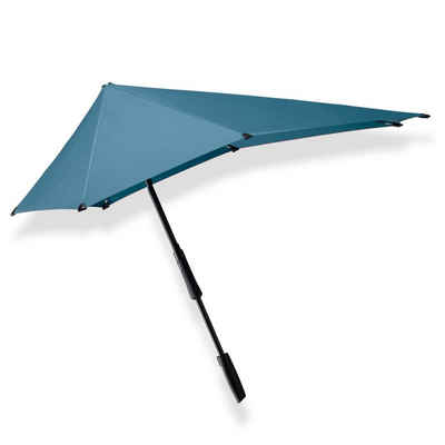 senz Stockregenschirm Stockschirm groß - Farbwahl, gefaltet 80 cm lang, Verdeck offen 94x94 cm