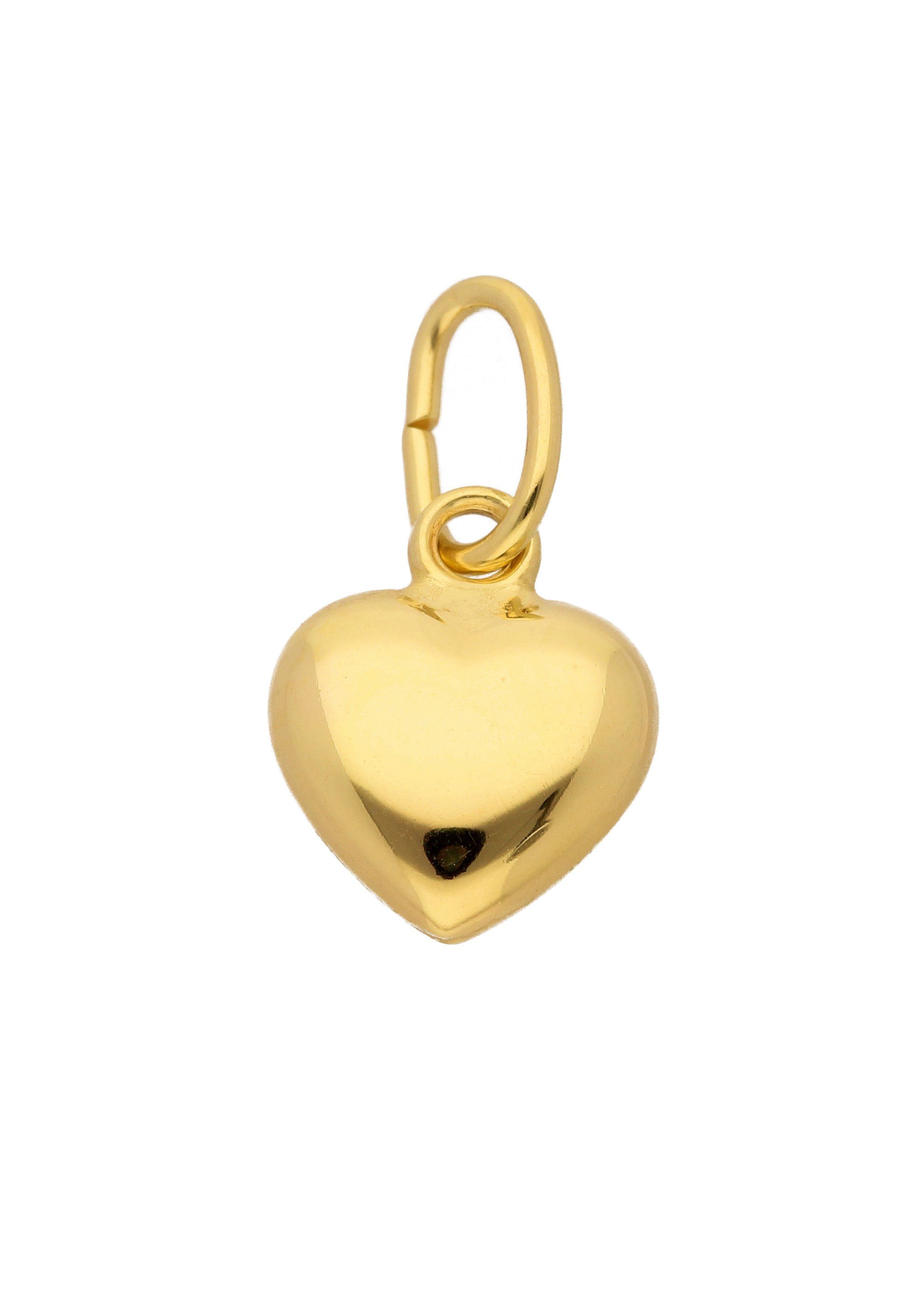 Adelia´s Kettenanhänger 585 Gold Anhänger Herz, 585 Gold Goldschmuck für Da günstig online kaufen