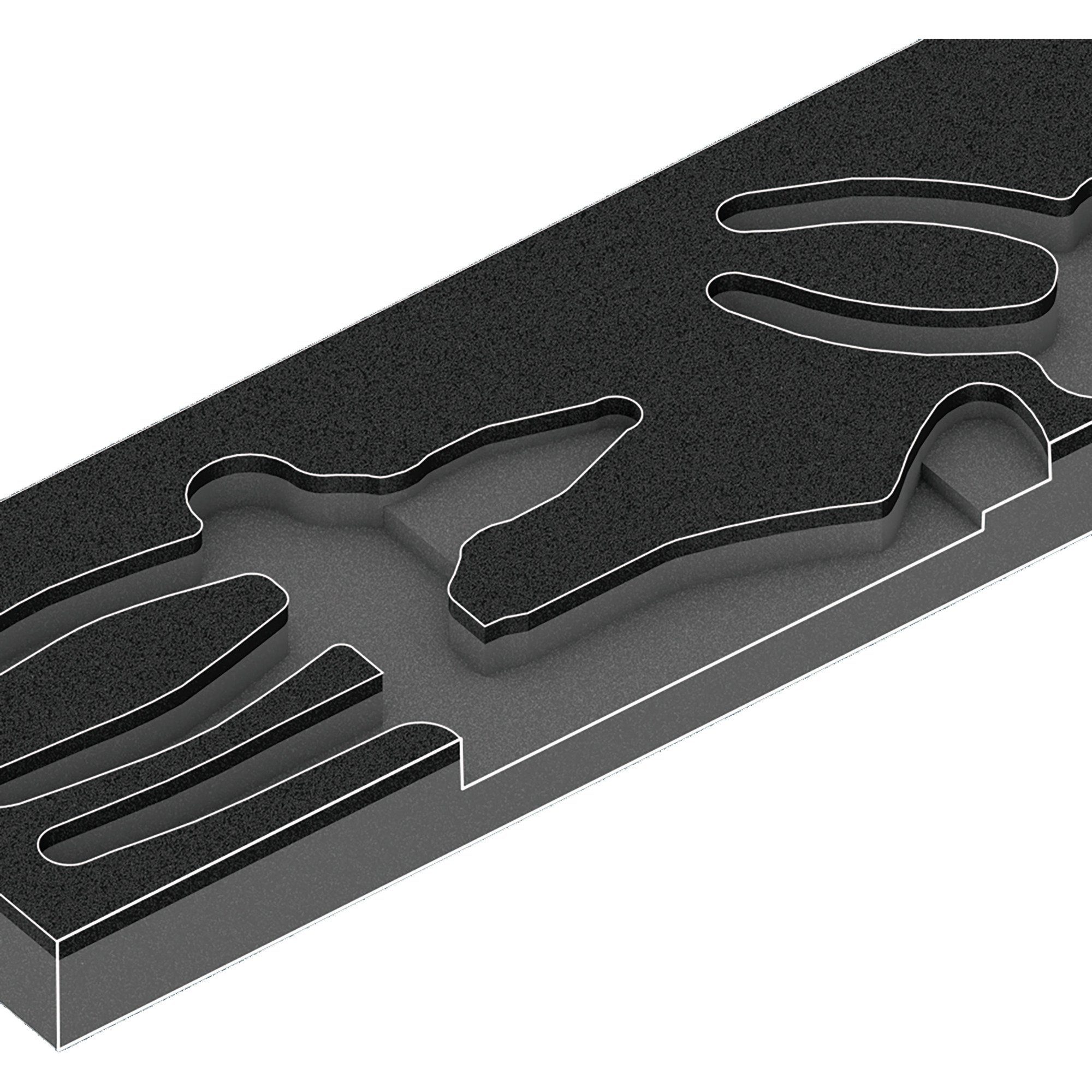 Wera Zangenset Wera 9780 Schaumstoffeinlage KNIPEX Zangen-Set 1