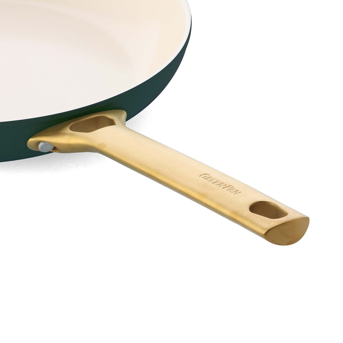 GREENPAN Pfannen-Set Padova Reserve 2-tlg. Pfannen-Set 20 cm & 26 cm grün Antihaft, Aluminium, Kratzfest, Keramik, alle Herdarten, Backofengeeignet, Ø 20 & 26 cm