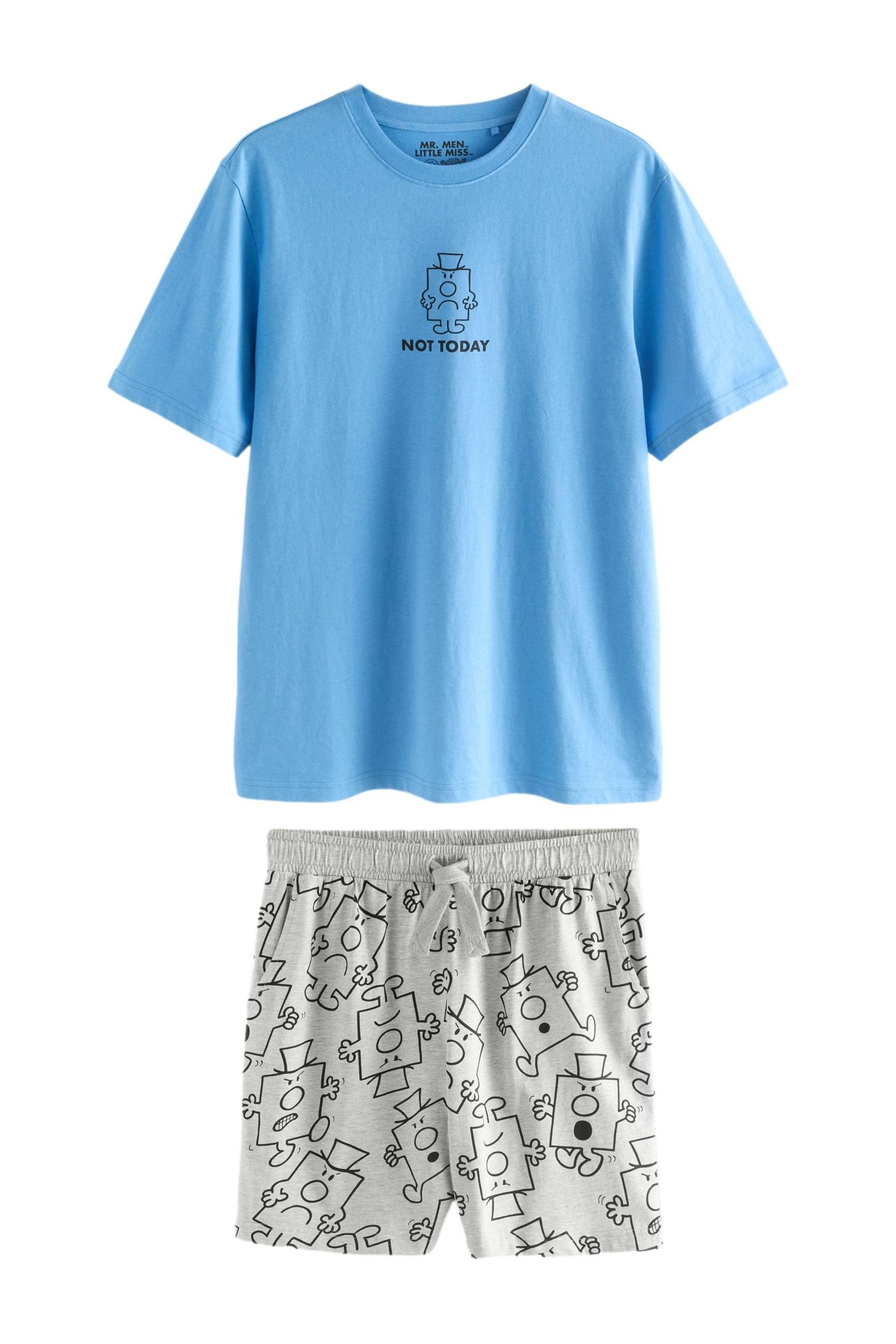 Next Pyjama Lizenzierter, kurzer Schlafanzug, Mr Men Grumpy (2 tlg) günstig online kaufen