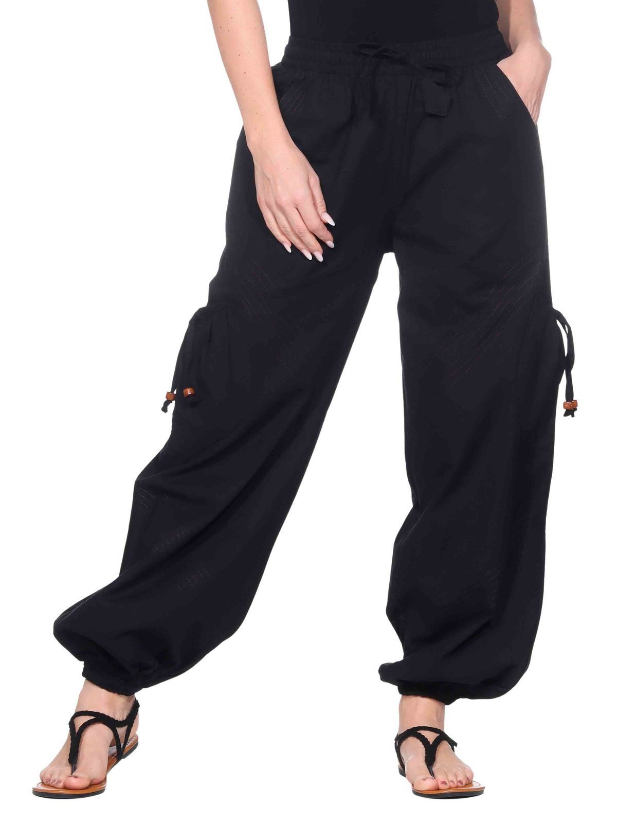 KUNST UND MAGIE Haremshose Kunst und Magie Unisex Goa Pluderhose in klassischen Farben