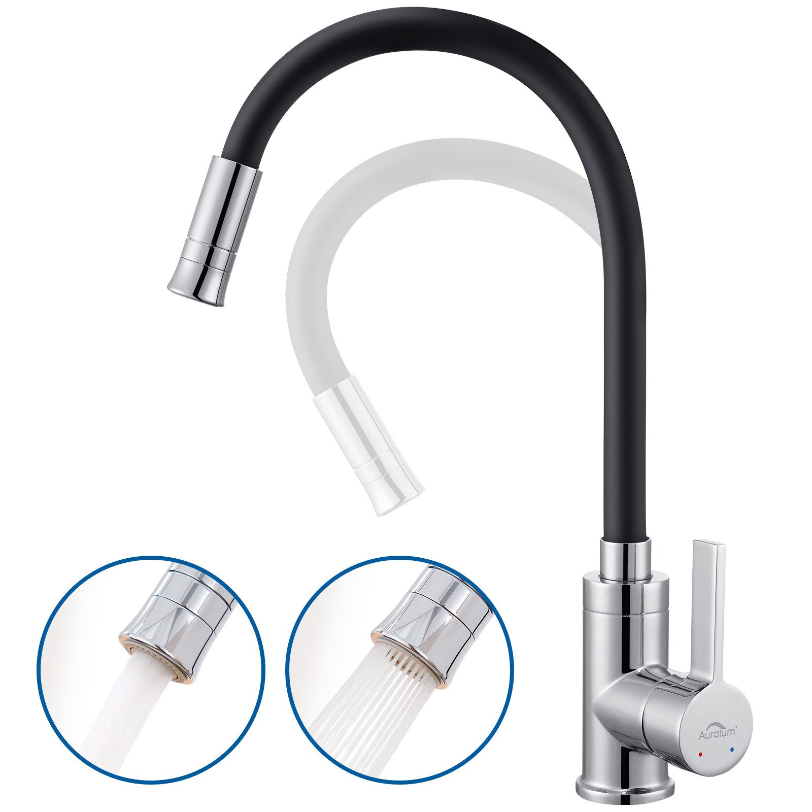Auralum Max Küchenarmatur Spültischarmatur mit flexible günstig online kaufen