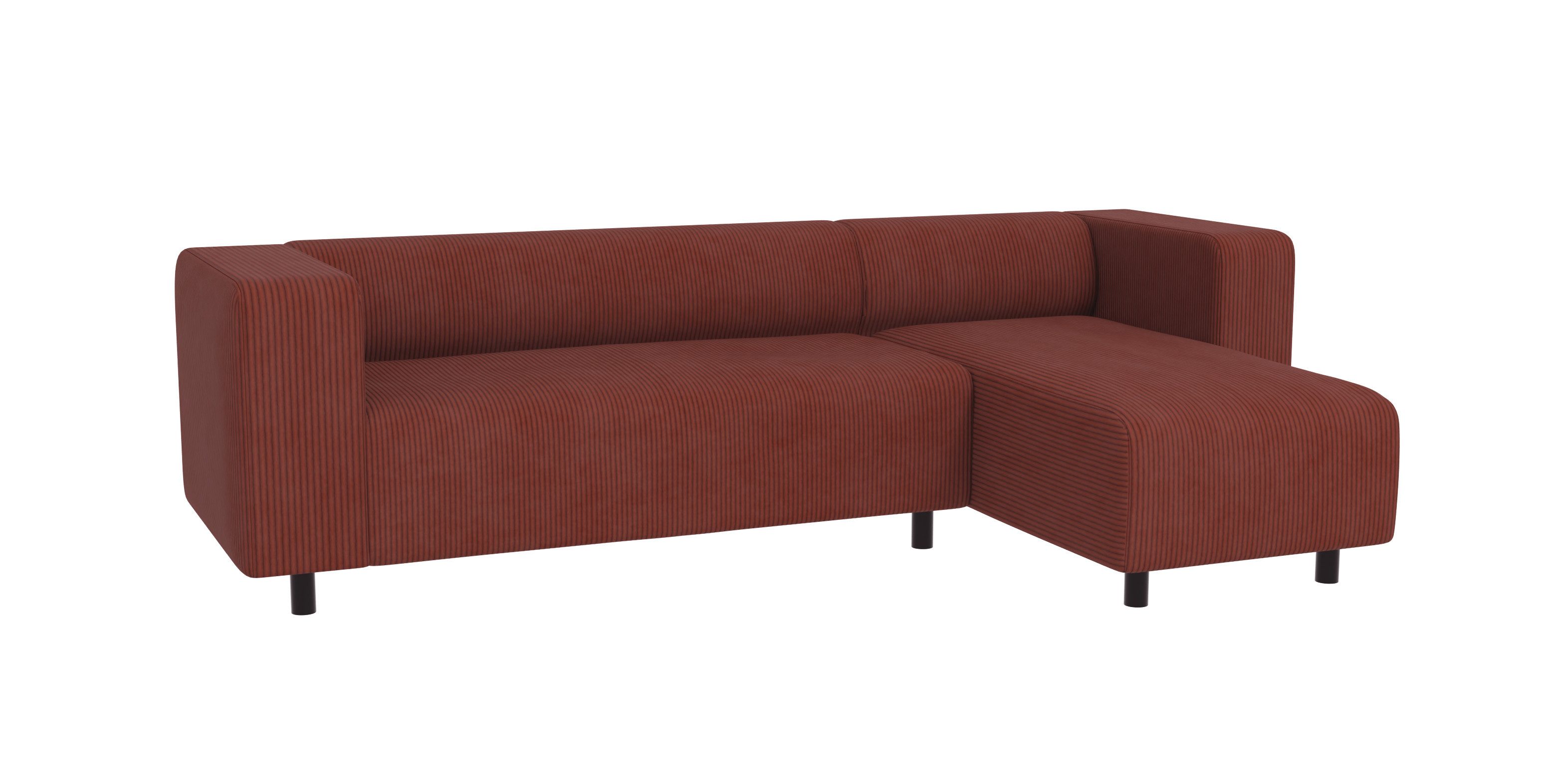 S-Style Möbel Ecksofa Gustav mit Ottomane günstig online kaufen
