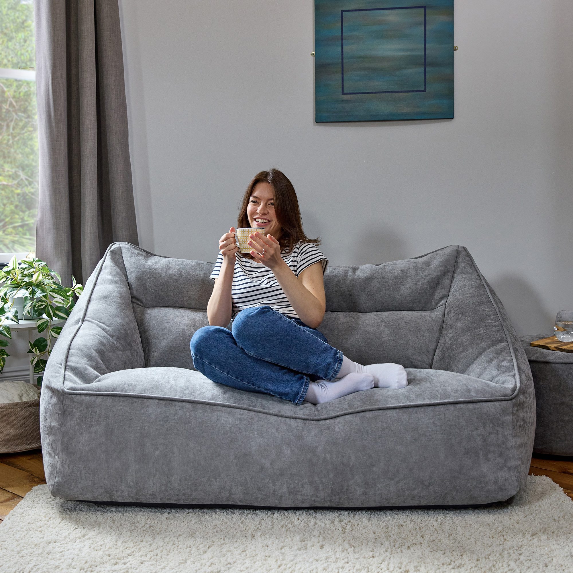 icon Sitzsack Sitzsack Sofa aus Chenille günstig online kaufen
