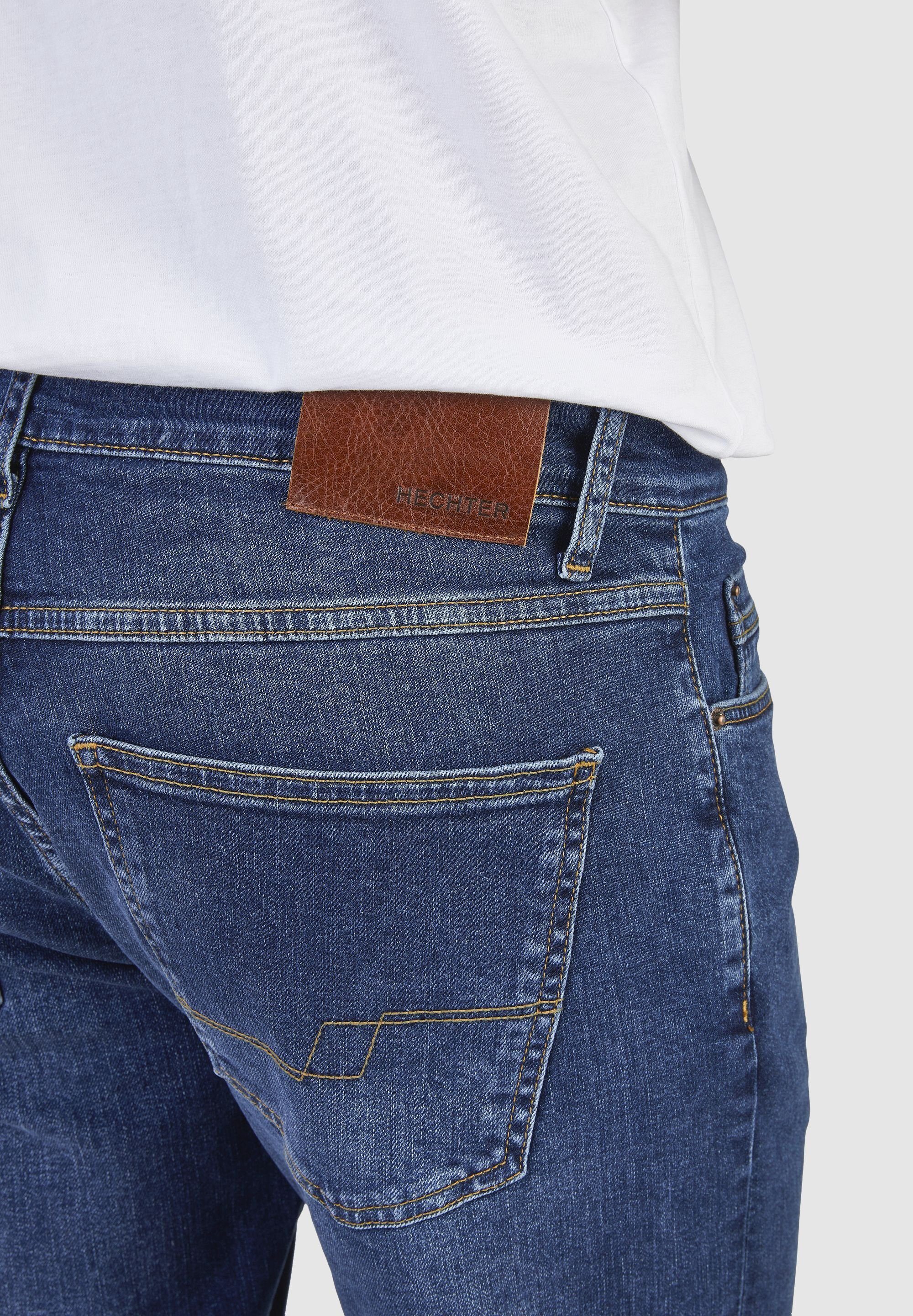 HECHTER PARIS 5-Pocket-Jeans blue dark Unimuster