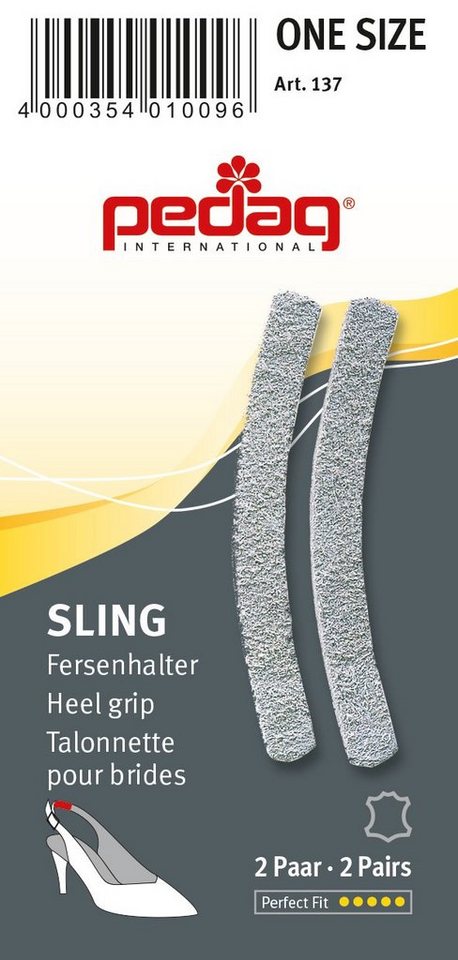 Pedag Einlegesohlen 2 Paar pedag Sling Riemchenhalter Fersenhalter