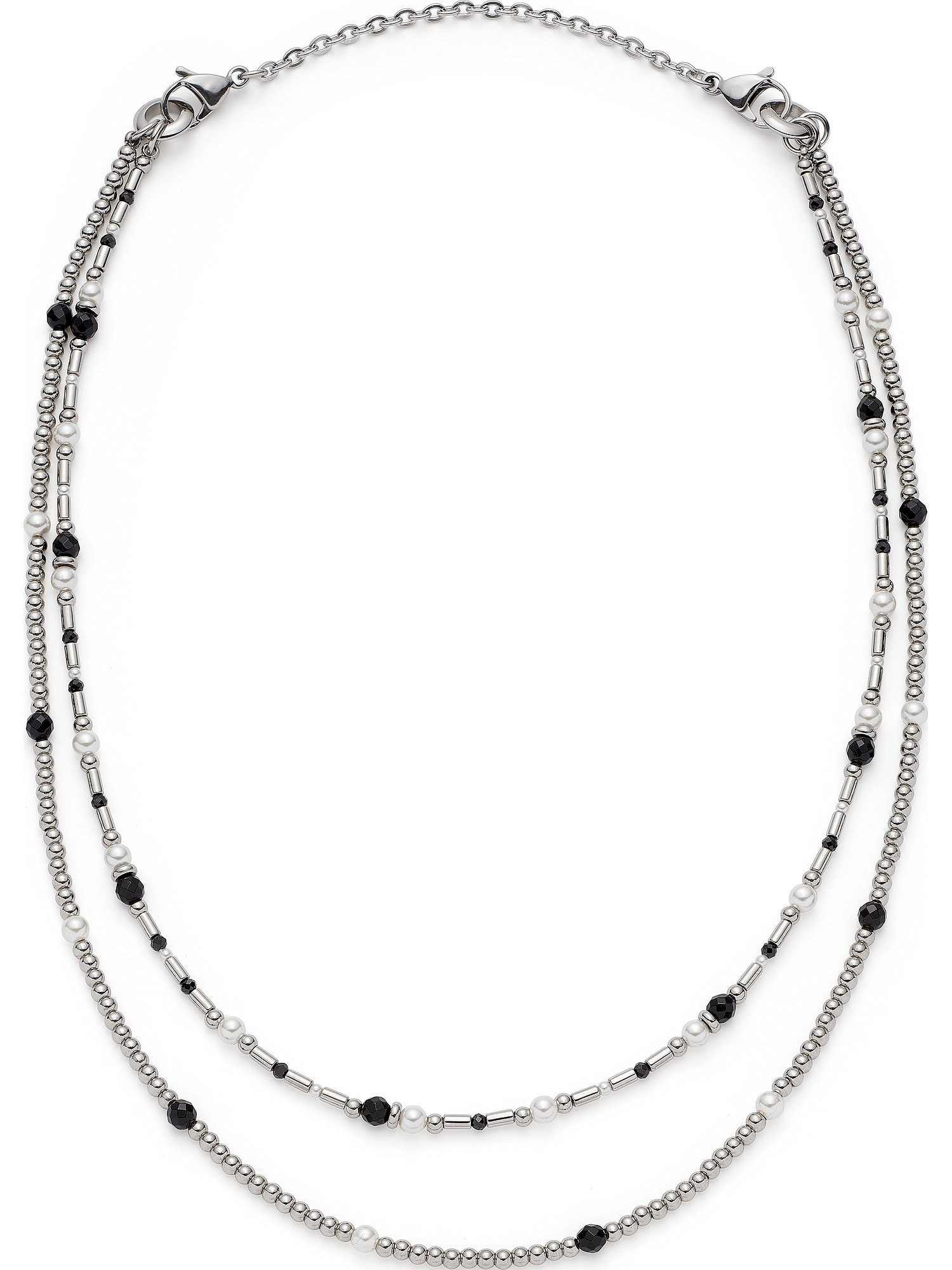 LEONARDO Edelstahlarmband Leonardo Damen-Armband Edelstahl Glasstein, Modern