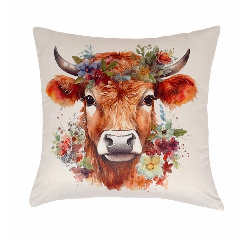 REALLaxx Dekokissen Sprüche & Tiere Motivkissen, 45x45 / 30x50cm lustig bedruckter Kissenbezug inkl. Füllung, waschbar