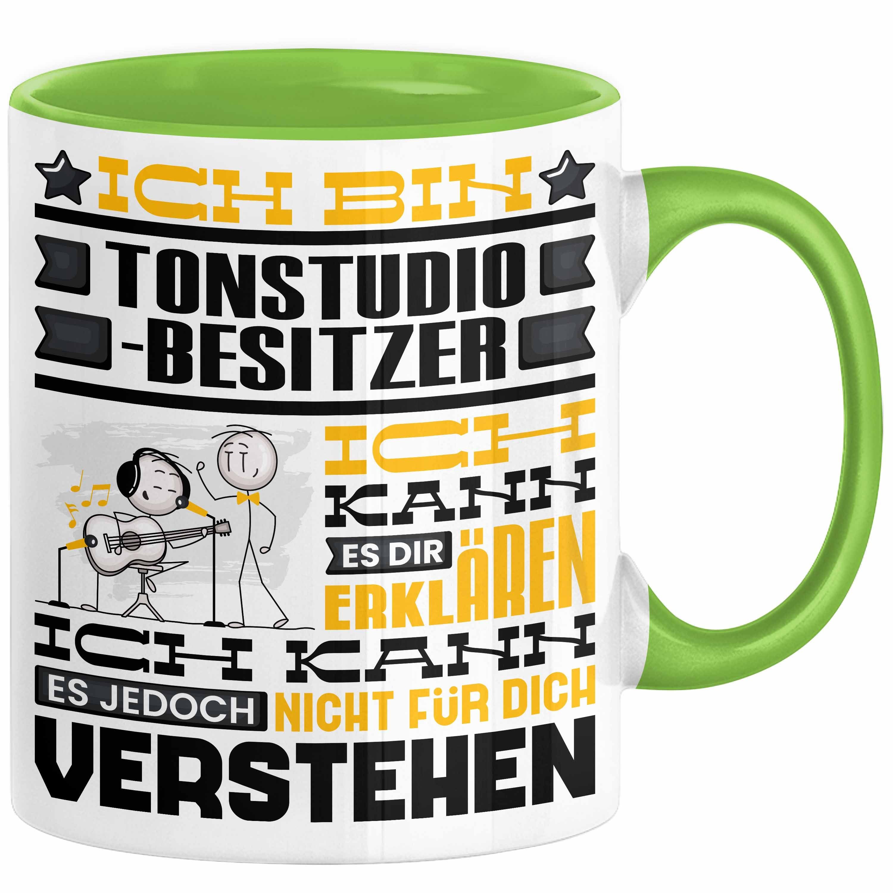 Tasse Tonstudio-Besitzer Geschenk Tasse Lustige Geschenkdiee für einen Tonst