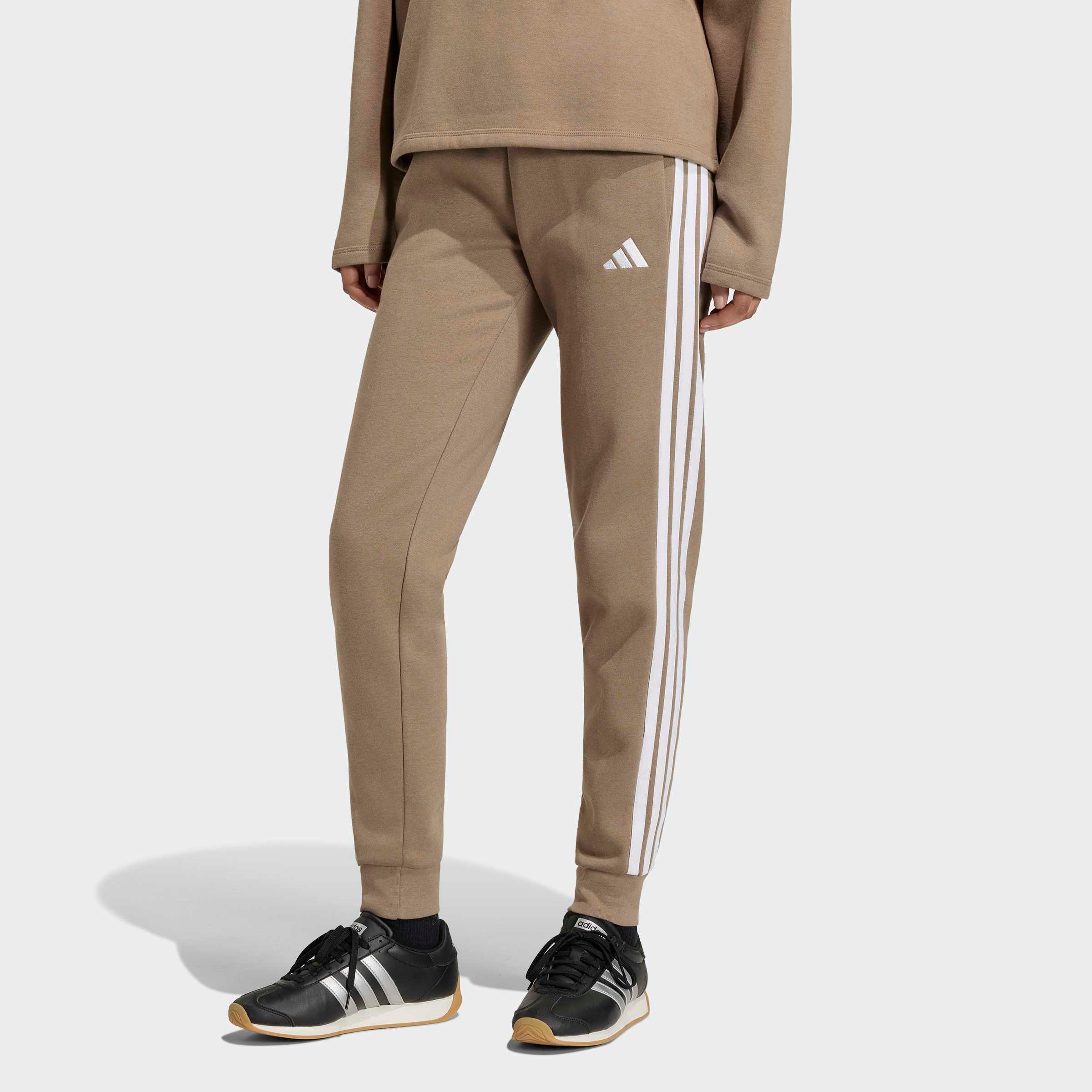 adidas Sportswear Sporthose ESSENTIALS 3-STREIFEN, SCHMAL GESCHNITTEN schmal geschnitten, für vielseitige Aktivitäten, aus Baumwollmix