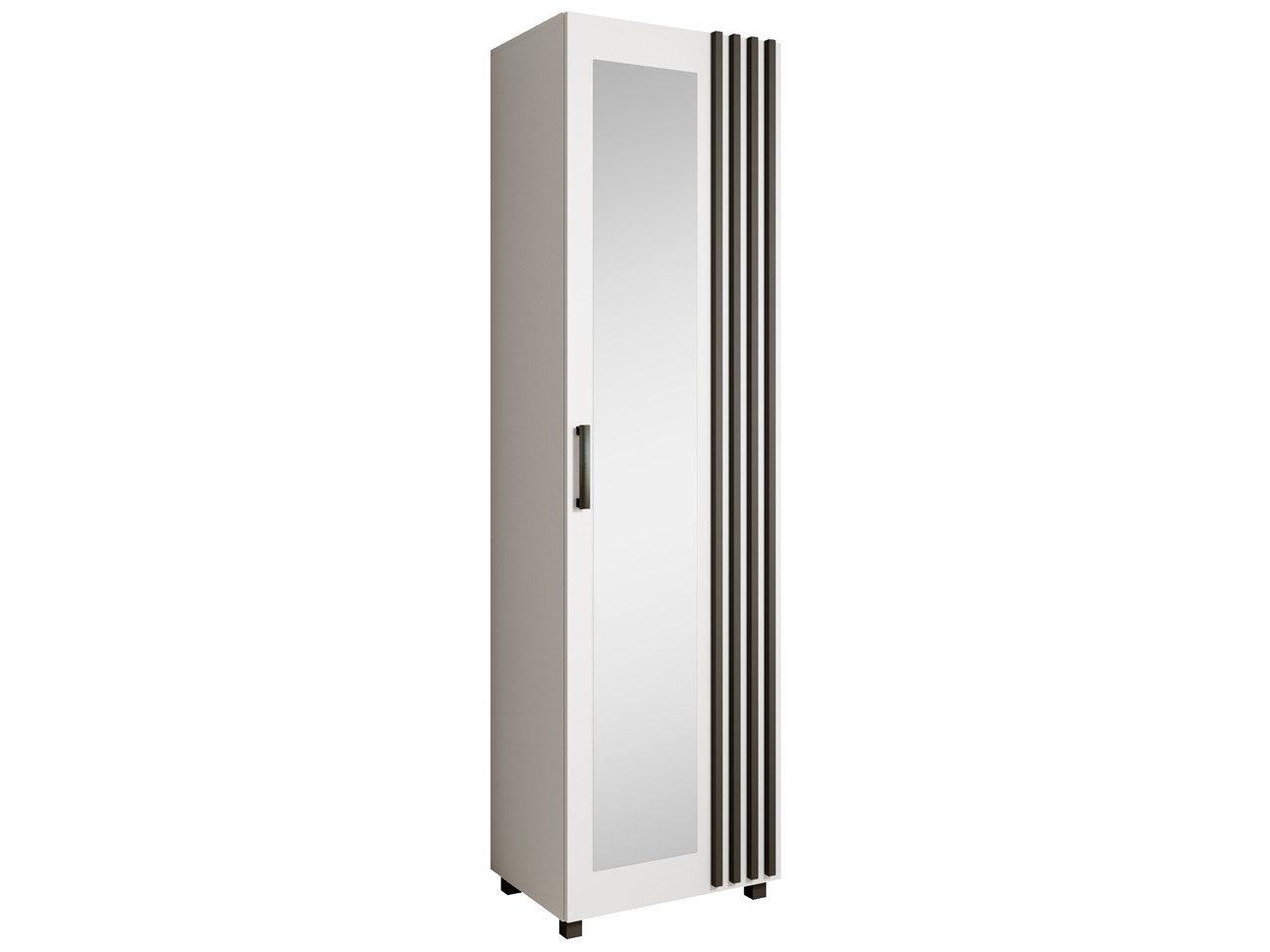 Beautysofa Garderobenschrank mit Tür und Spiegel LIVIA