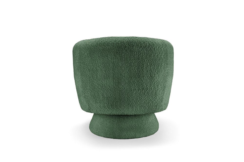 riess-ambiente Drehsessel BOSSA NOVA moosgrün (Einzelartikel, 1-St), Wohnzimmer · Bouclé · 360° drehbar · Scandinavian Design