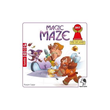 Pegasus Spiele Spiel, Familienspiel 57200G - Magic Maze, 1-8 Spieler, ab 8 Jahren, (DE-Ausgabe), Kooperative Spiel