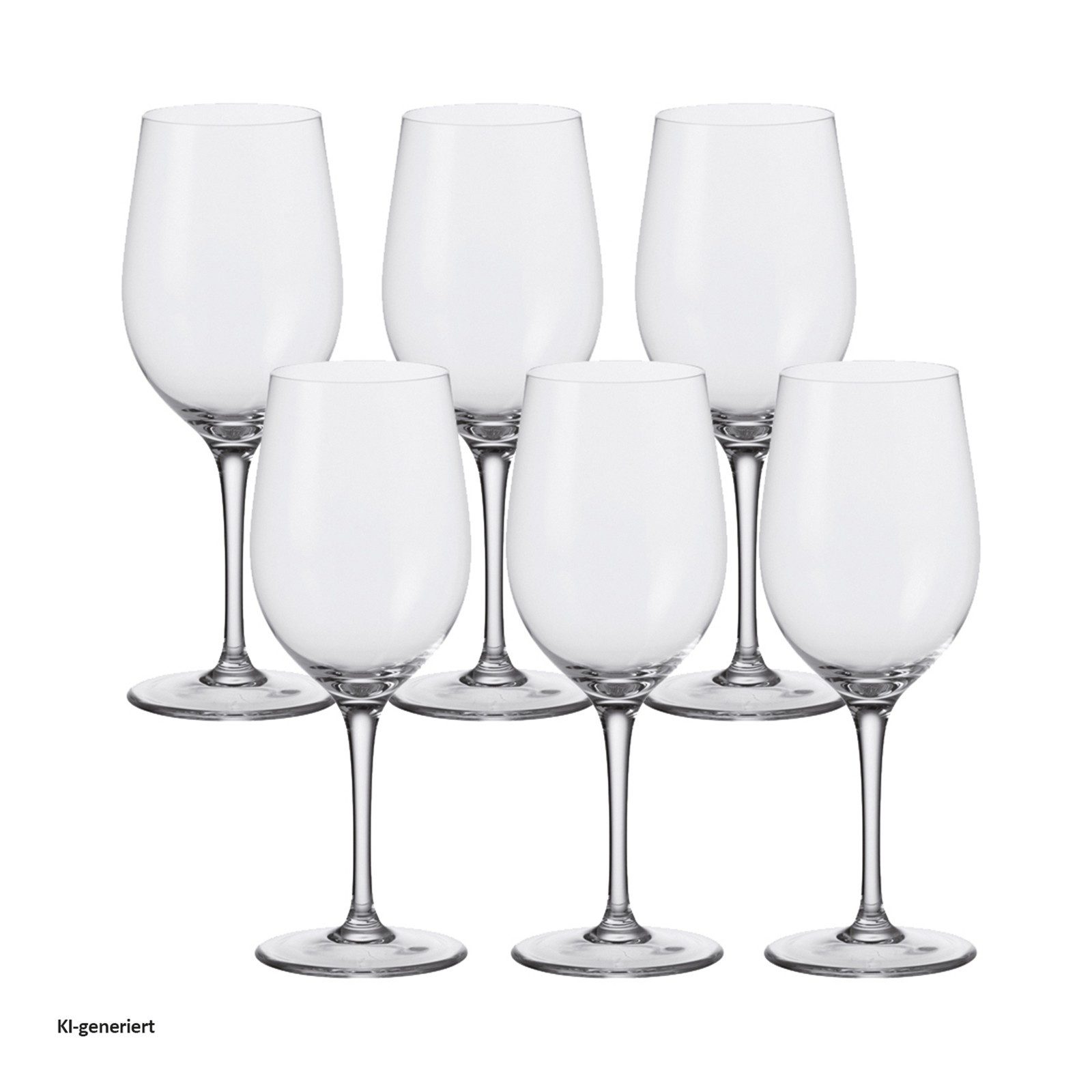 LEONARDO Rotweinglas Rotweinglas 6er Set 430 ml CIAO+, 6-tlg., Glas