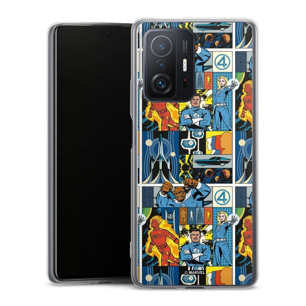 DeinDesign Handyhülle Marvel The Fantastic Four Offizielles Lizenzprodukt, Xiaomi 11T Pro 5G Slim Case Silikon Hülle Ultra Dünn Schutzhülle
