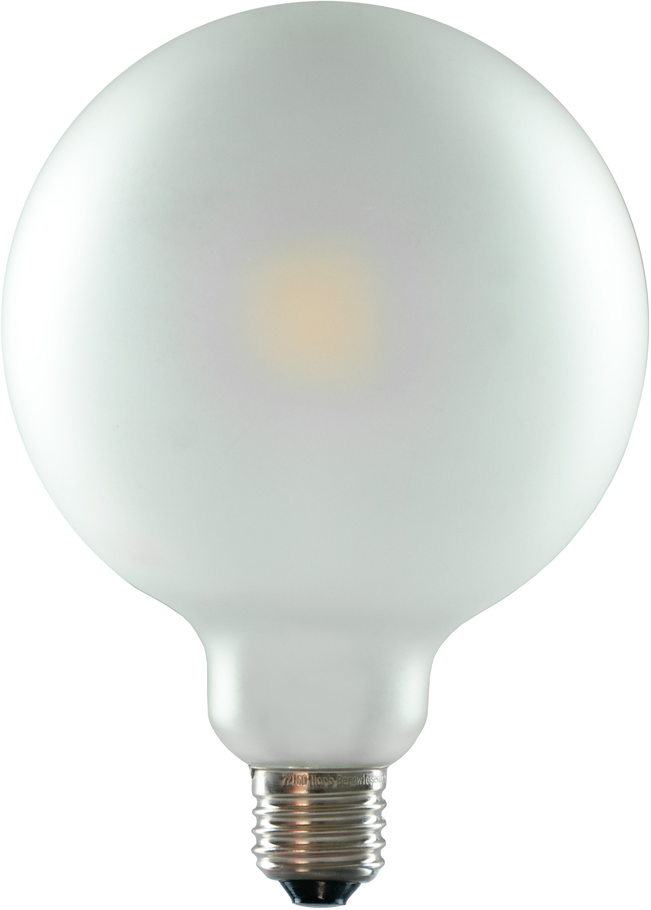 SEGULA LED-Leuchtmittel Vintage Line, E27, 1 St., Warmweiß, dimmbar, Globe 125 satiniert, E27
