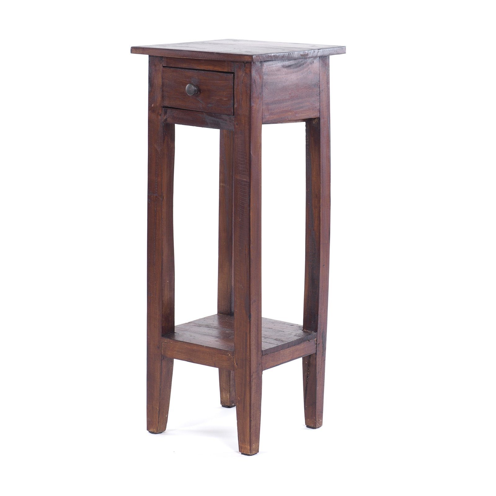 DESIGN DELIGHTS Telefontisch TELEFONTISCH "NAPOLEON", 75x30x30 cm, Altholz massiv, Beistelltisch