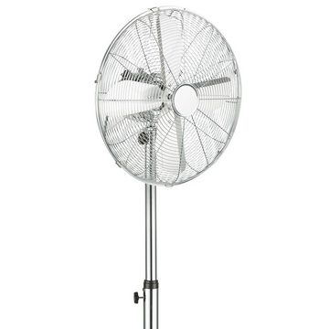 etc-shop Deckenventilator, Stand Ventilator Flur Lüfter 3-Stufen Kühler H 123 cm verstellbar