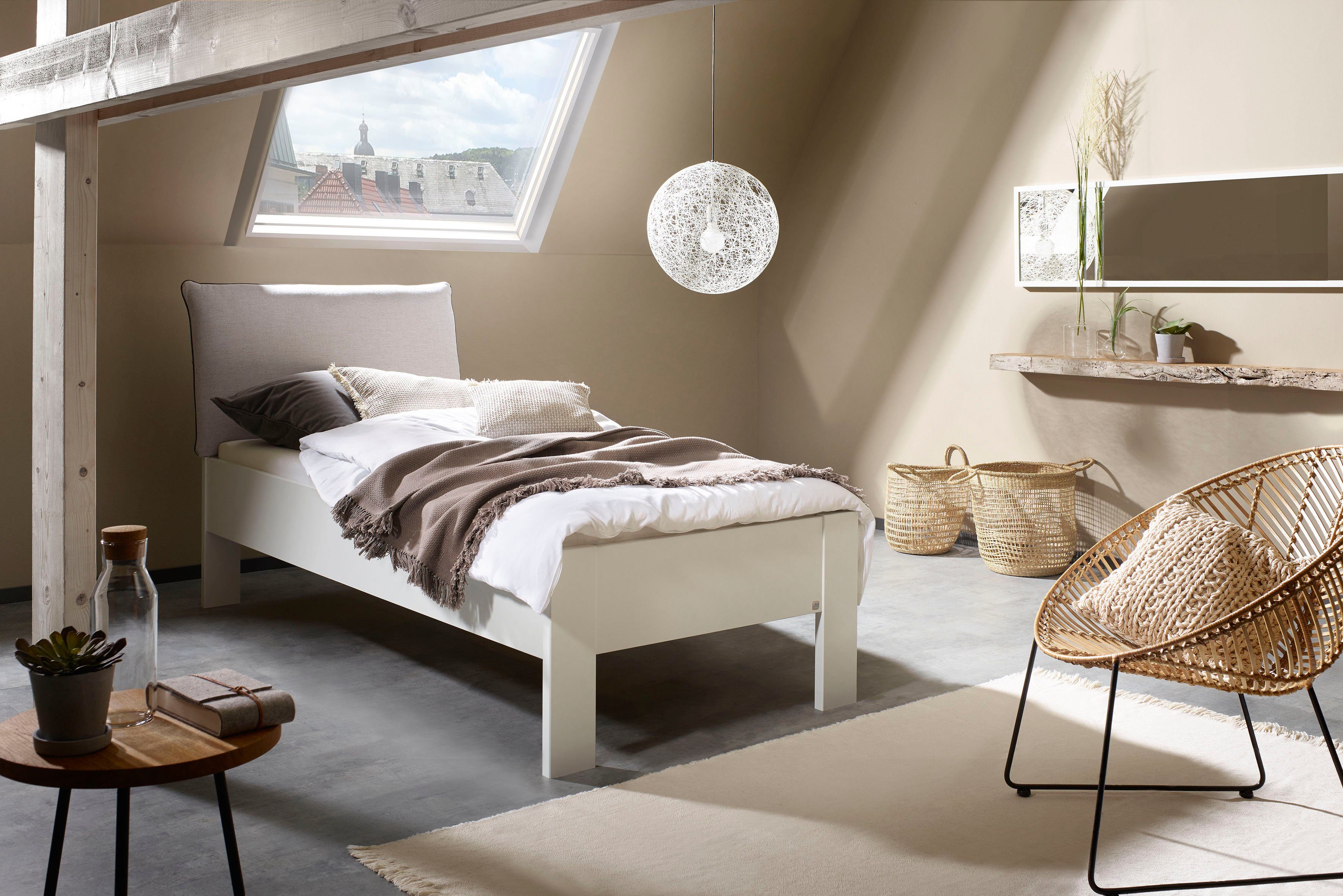 rauch Futonbett Aditio, Kopfteil Webstoff mit günstig online kaufen