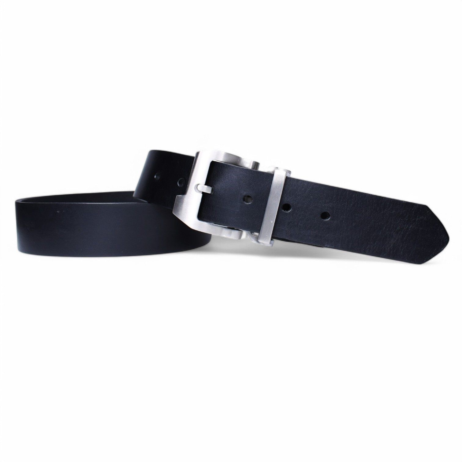 FRONHOFER Hüftgürtel Herren Sattelleder (1-St) Edelstahlschnalle, für Jeans – Bild 2 von 5