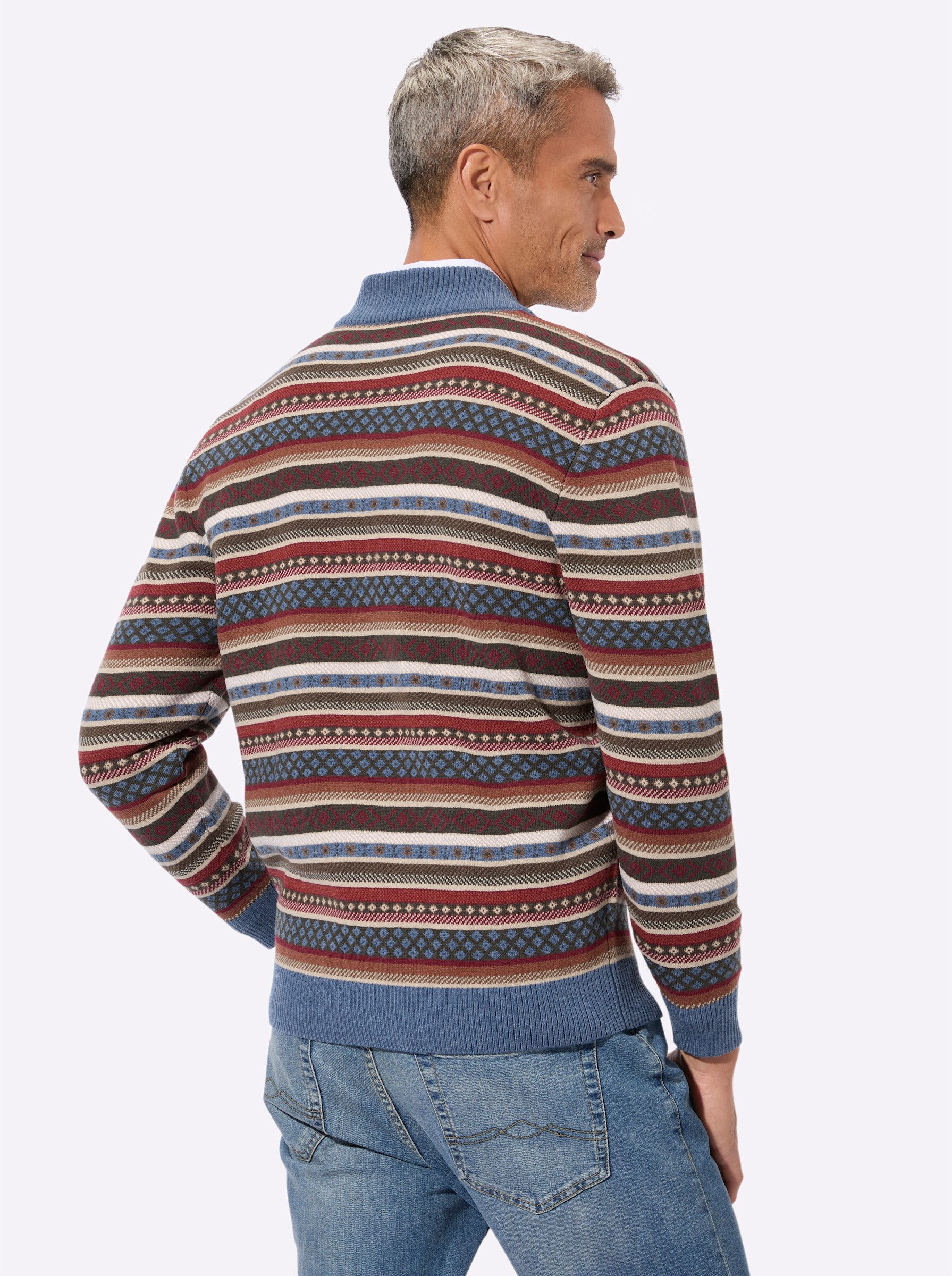 Sieh an! Strickpullover Pullover Langarm