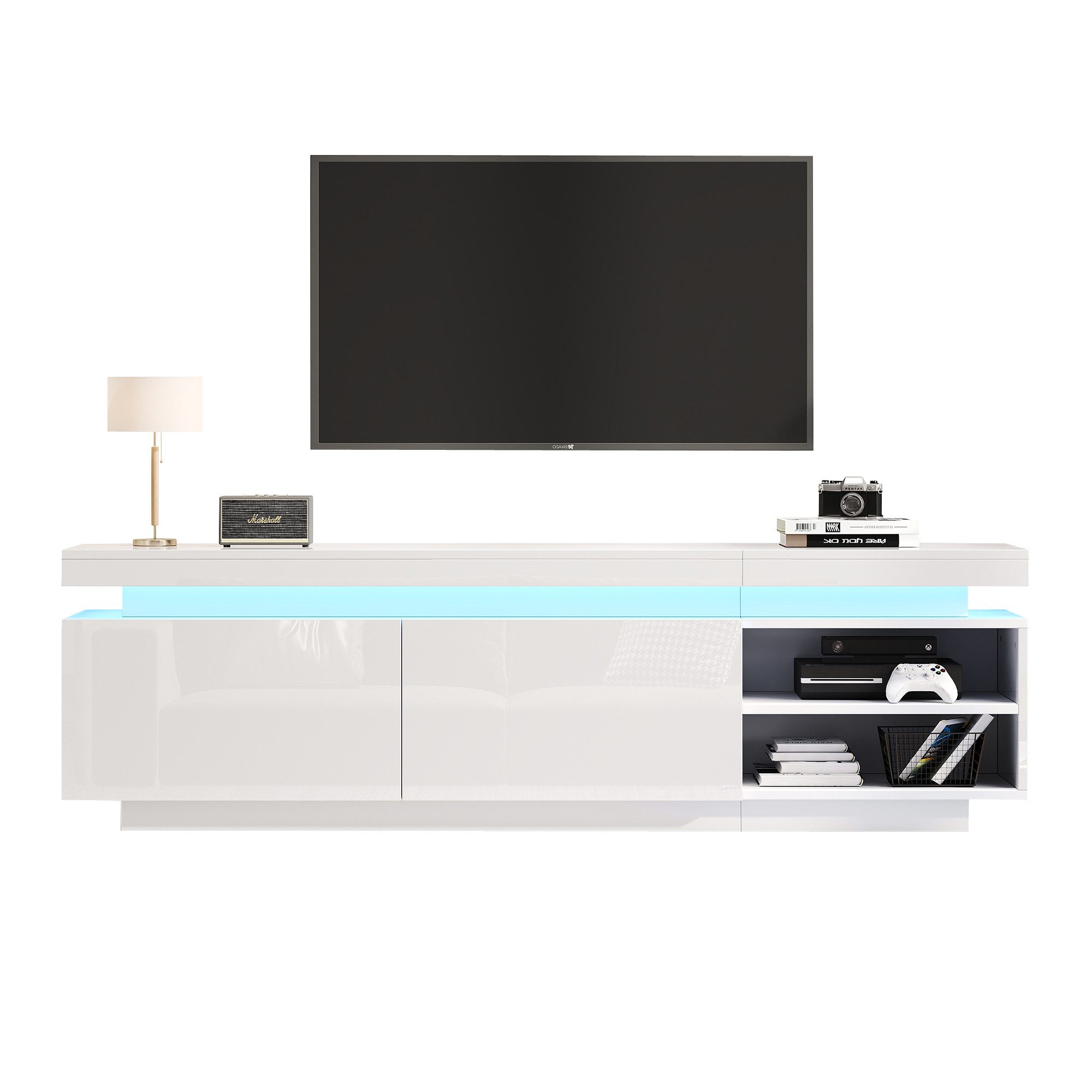 OKWISH Lowboard mit großen Stauraum (TV-Schrank günstig online kaufen