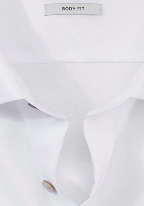 body OLYMP fit 5 Level weiß Langarmhemd