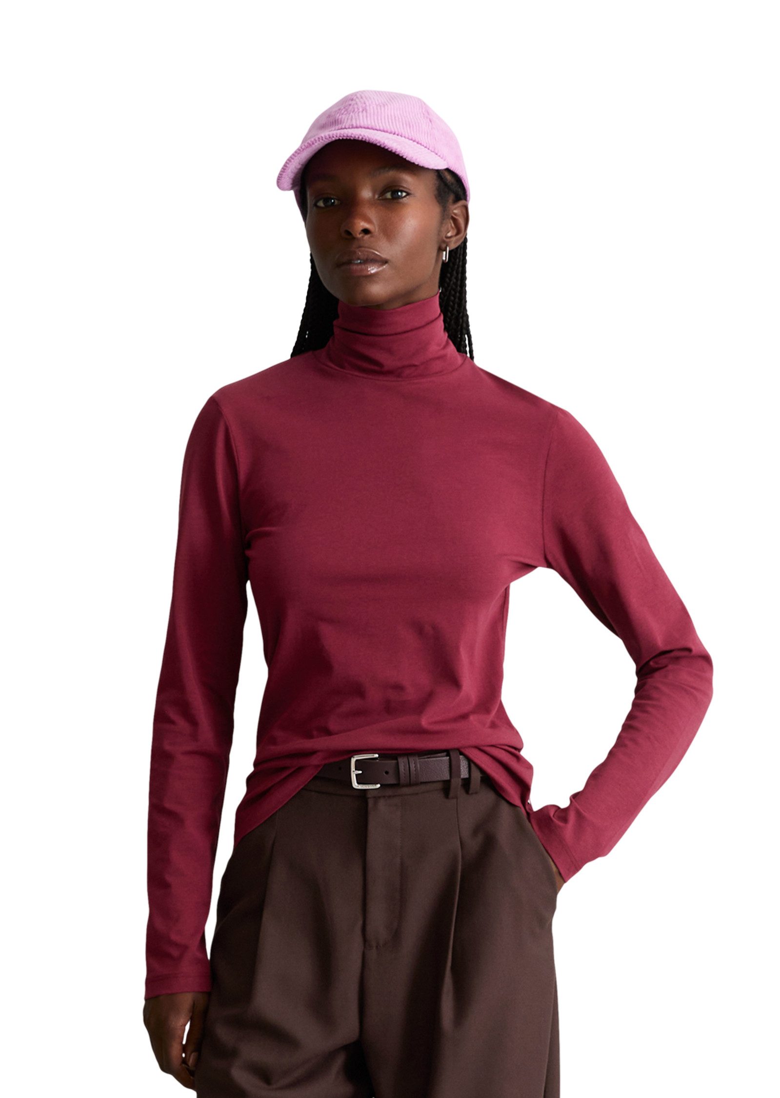 Marc O'Polo DENIM Langarmshirt aus elastischem Single Jersey