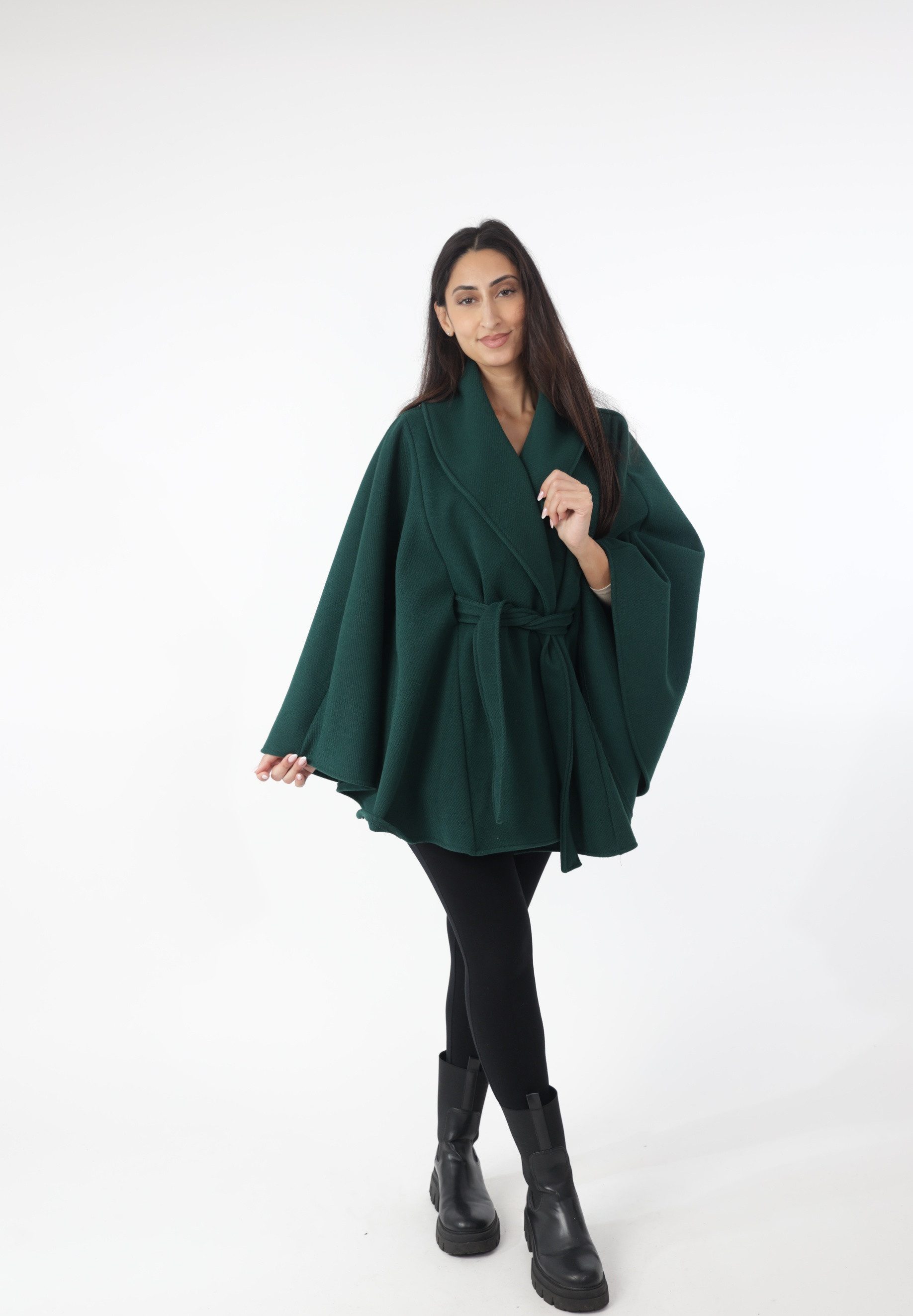 Elara Poncho Jacke