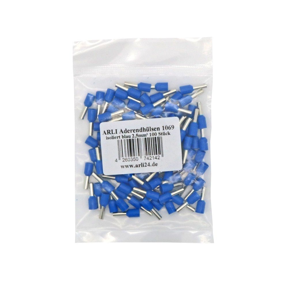 2,5 blau 100 ARLI - er ARLI Aderendhülsen isoliert Aderendhülsen mm² Pack