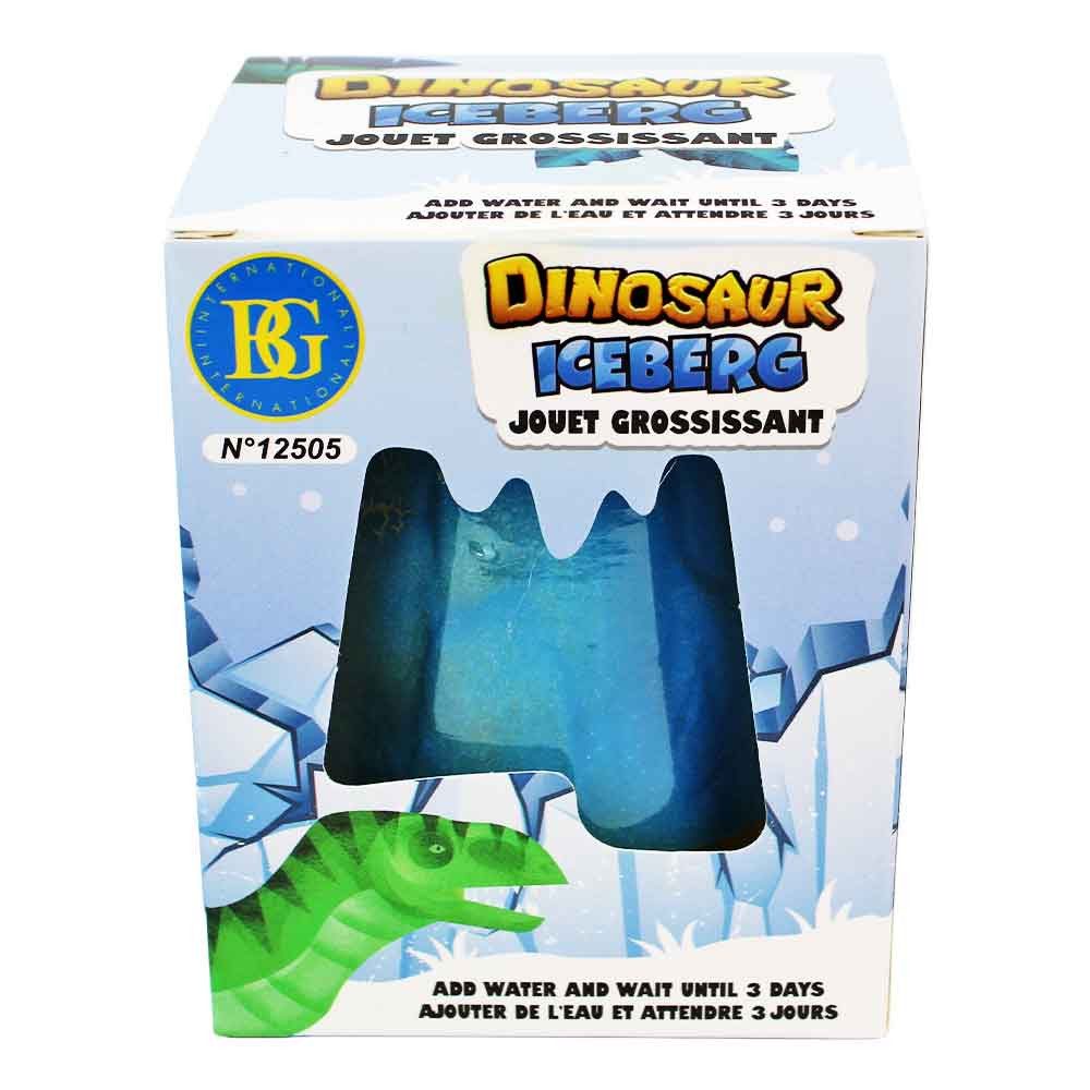 B&G INTERNATIONAL Spielfigur Schlüpfender Dino im Ei aus Vulkan oder Eisberg, (1-tlg)