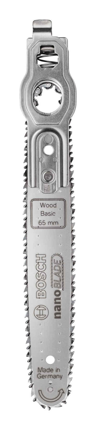 BOSCH Säbelsägeblatt, Sägeblatt nanoBLADE Wood Basic 65