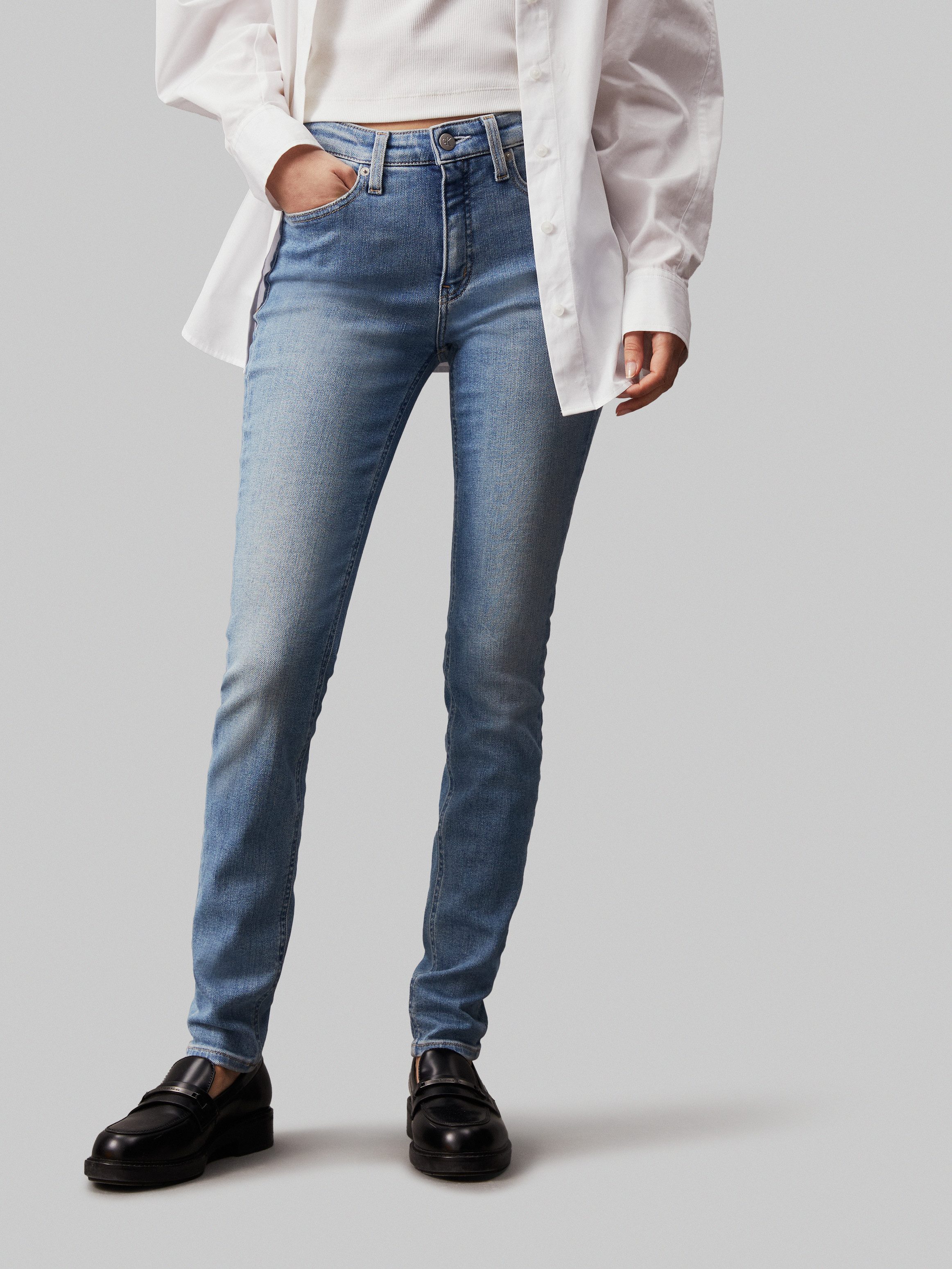 Calvin Klein Jeans Skinny-fit-Jeans "MID RISE SKINNY" im 5-Pocket-Style günstig online kaufen