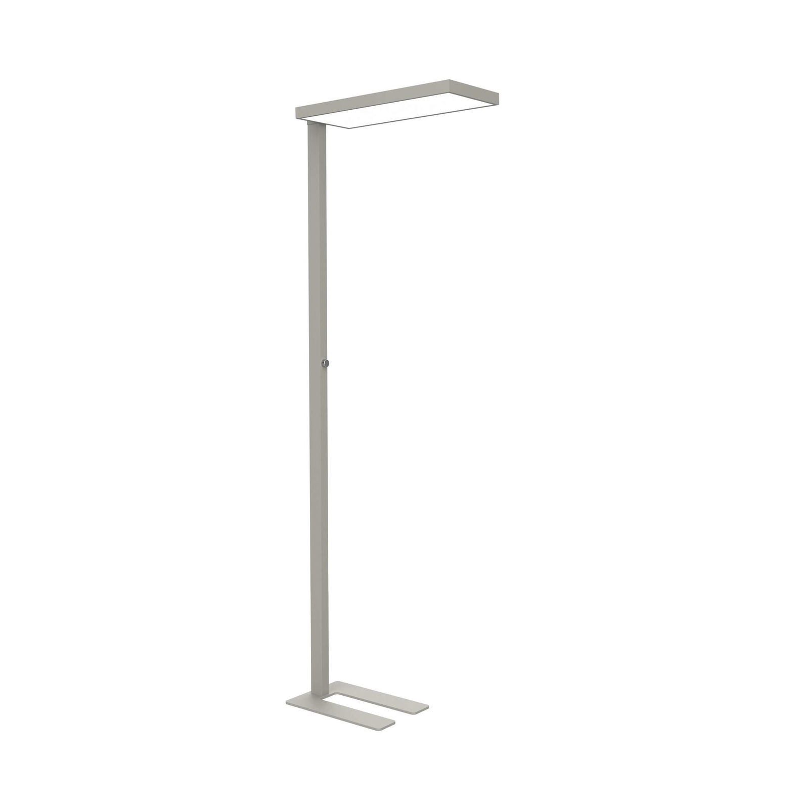 MAUL Stehlampe MAUL Standleuchte MAULjura LED 4.000 K dimmbar Standfuß 196,5 cm silbe, LED wechselbar