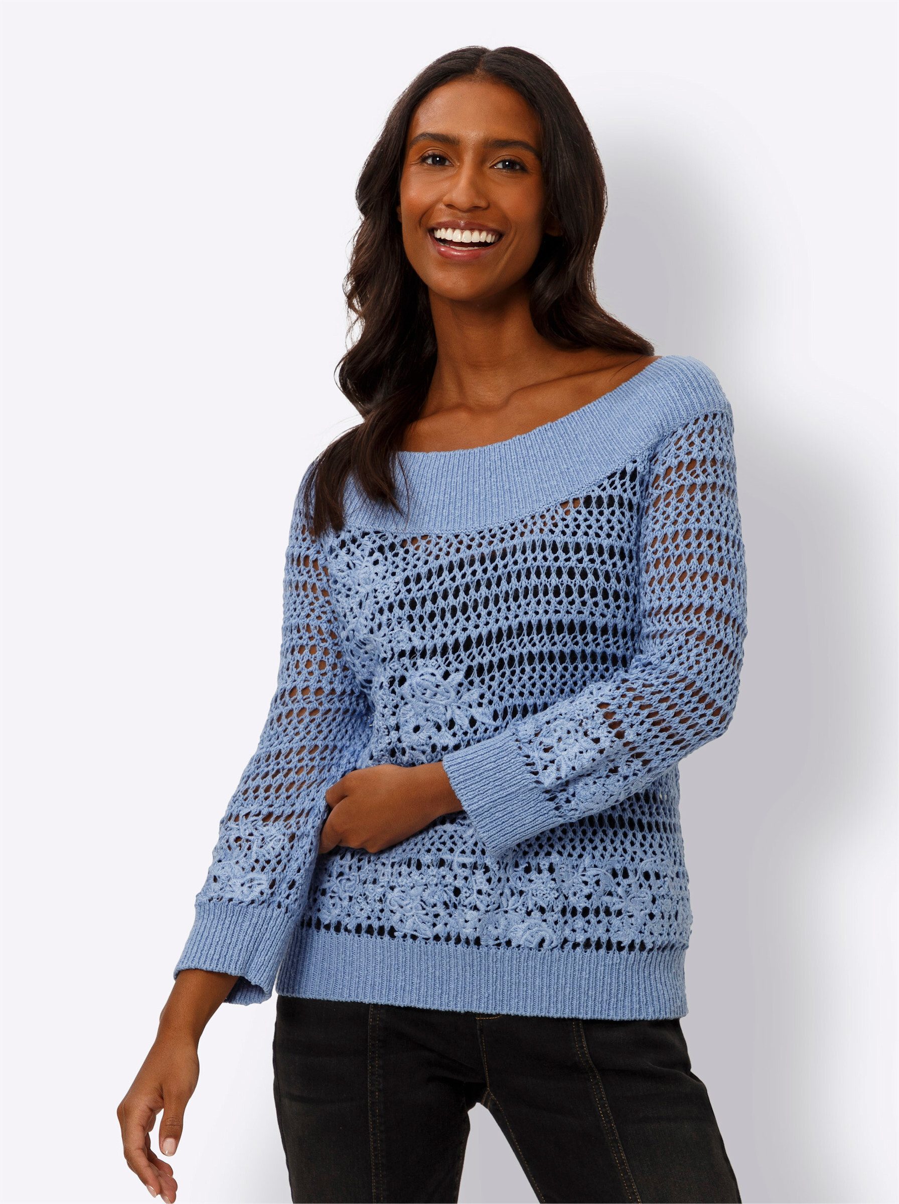 Strickpullover Ajourpullover